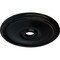 Ekena Millwork Theia Ceiling Medallion (Fits Canopies up to 6 3/4"), 24"OD x 3 5/8"ID x 1 3/4"P, Black Pearl CM24THBPS - alternate 3